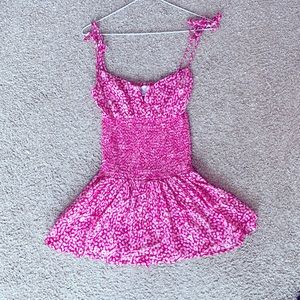 ISABELLE’S CABINET pink floral print dress